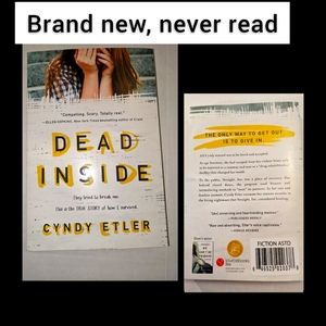 5/$25 dead inside, book by Cindy Etler, new, never read
